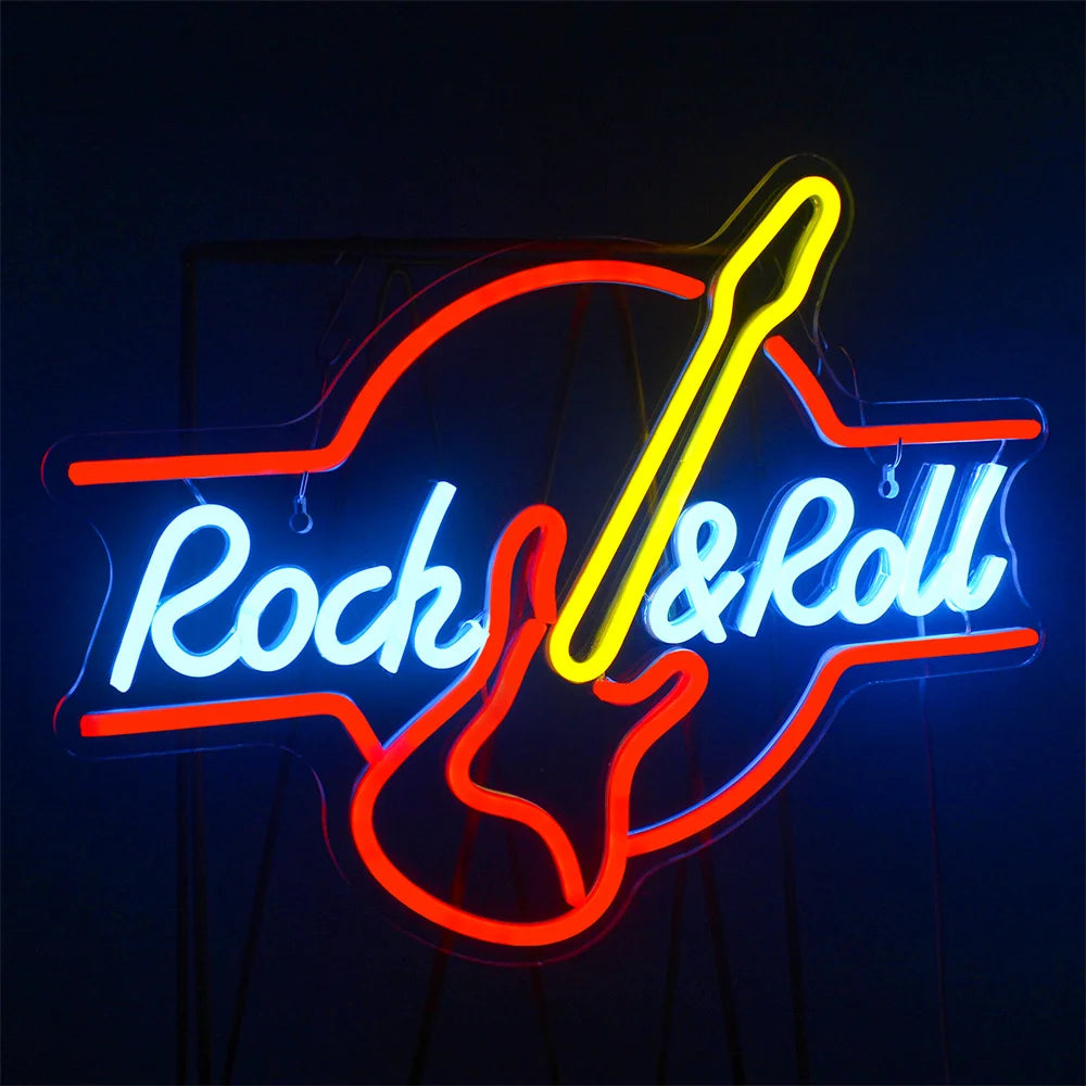 ROCK&ROLL שלט לד
