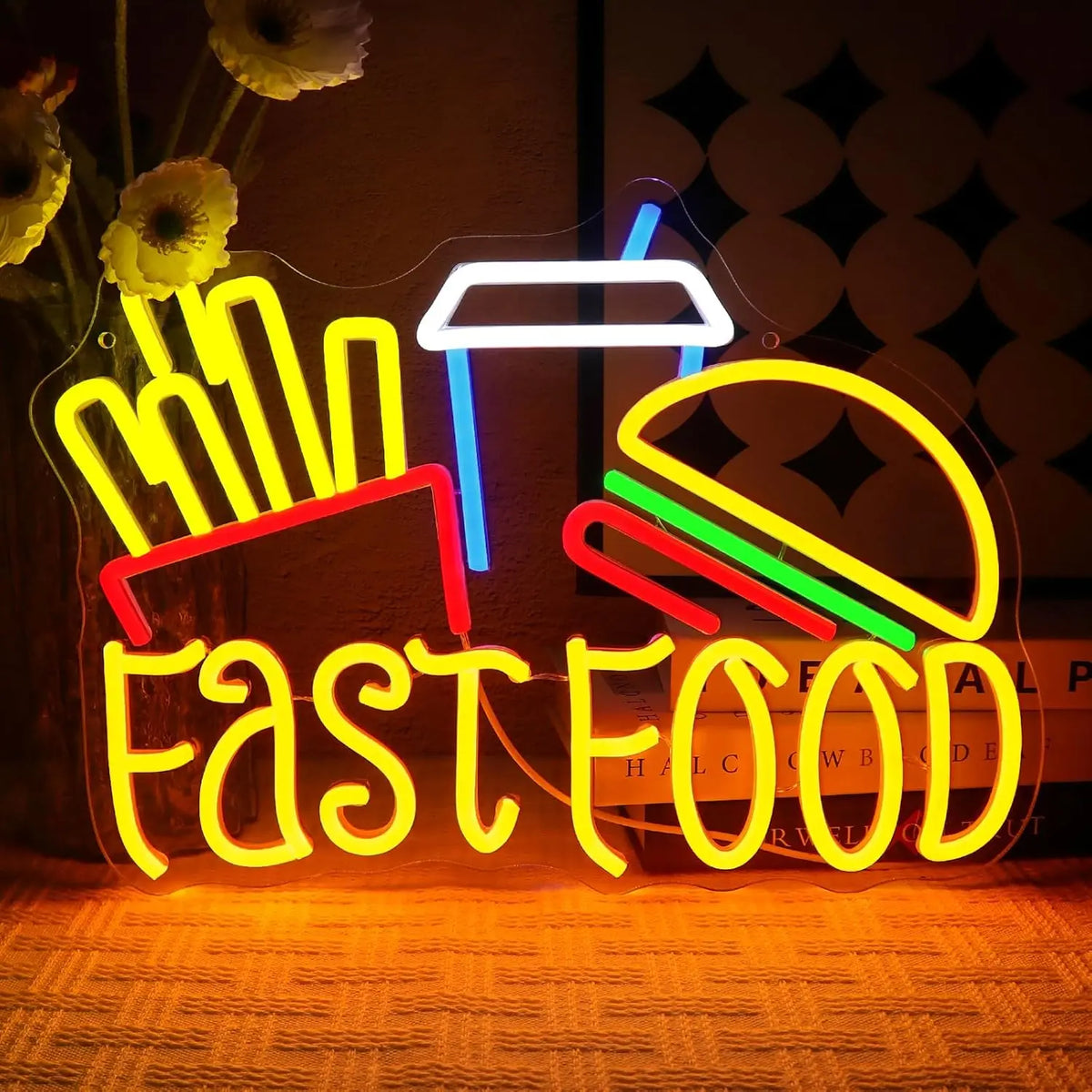 Fast Food שלט לד