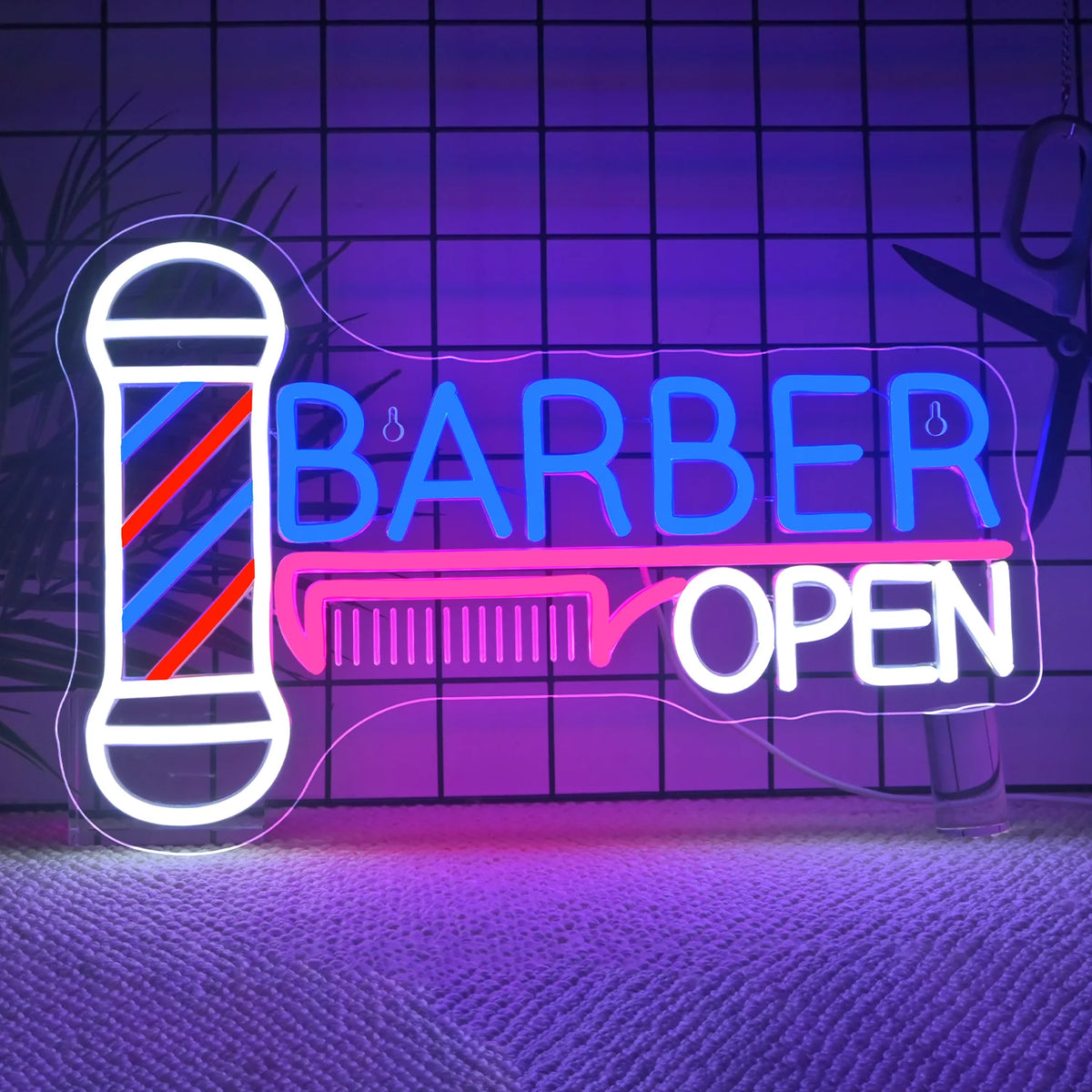 שלטי לד ספרים Barber Shop